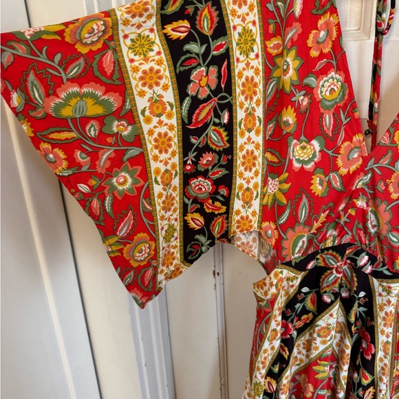 Spell & the Gypsy Lolita cut out maxi dress in campfire size small - Picture 4 of 13